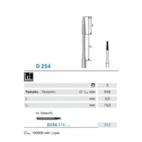 FRESAS DIAMANTE KOMET FG - D254.314.012 5UDS.