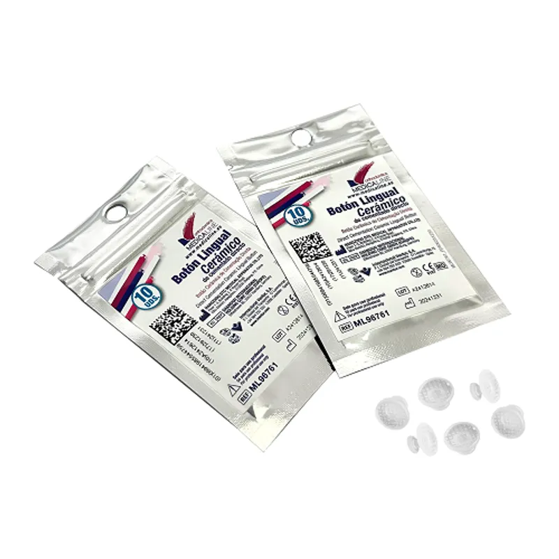 Botón lingual cerámico Medicaline 10uds.