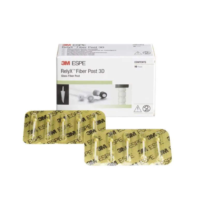 RELYX FIBER POST 3D - Nº1 - 1.3MM (AMARILLOS)