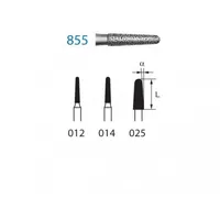 FRESAS DIAMANTE KOMET FG - S6879K.314.018 5UDS. SERIE S