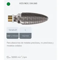 FRESAS KOMET PM TUNGSTENO H251NEX.104.060 - 1UD.