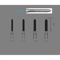 FRESAS DIAMANTE KOMET FG - 6878.314.014 5UDS. GRUESO