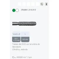 FRESAS DIAMANTE ZIRCONIO KOMET ZR6881.314.012 5UDS.