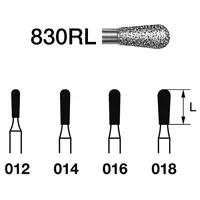 FRESAS DIAMANTE KOMET FG - 830RL.314.014 5UDS.