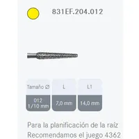 FRESAS DIAMANTE KOMET CA - 831EF.204.012 5UDS. PERIO