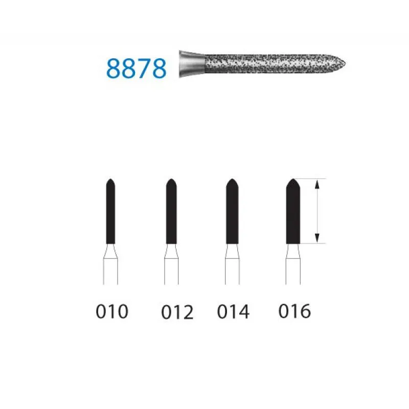 FRESA DIAMANTE TORPEDO 8878.314 GRANO FINO