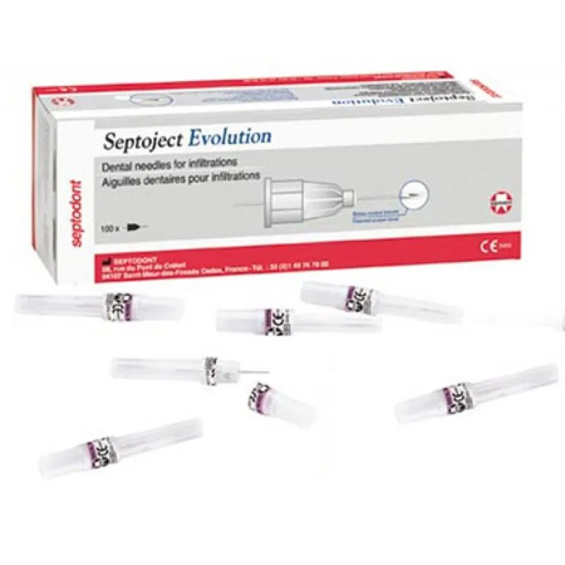 AGUJAS ESTÉRILES SEPTOJECT EVOLUTION DE ANESTESIA