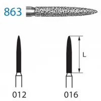 FRESAS DIAMANTE KOMET FG - 863.314 5 UDS