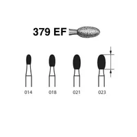 FRESAS DIAMANTE KOMET FG - 379XC.379.023 DEEP PURPLE 5UDS