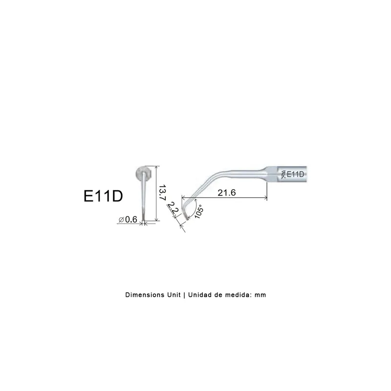 PUNTA ULTRASONIDO E11D TIPO EMS