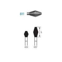FRESAS DIAMANTE KOMET FG - 811.314.033 5UDS.GRANO MEDIO