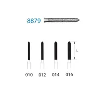 FRESAS DIAMANTE KOMET FG - 8879K.314 GRANO FINO 5UDS