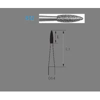 FRESAS DIAMANTE KOMET CA - 832.204.014 5UDS. PERIO
