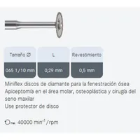 DISCO DIAMANTE KOMET CA LARGO - 943CH.205.065 - 1 UD