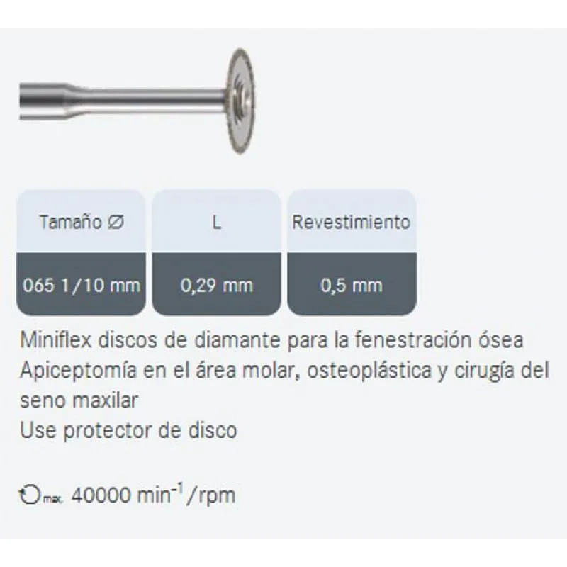 DISCO DIAMANTE KOMET CA LARGO - 943CH.205.065 - 1 UD