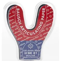 PAPEL ARTICULAR BK 81 HERRADURA AZUL/ROJO 40 MICRAS- 50 HOJAS