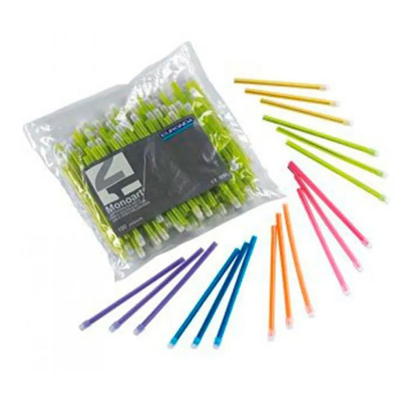 ASPIRADORES DE SALIVA EURONDA 15CM - 100 UDS - NARANJAS - 100 UDS