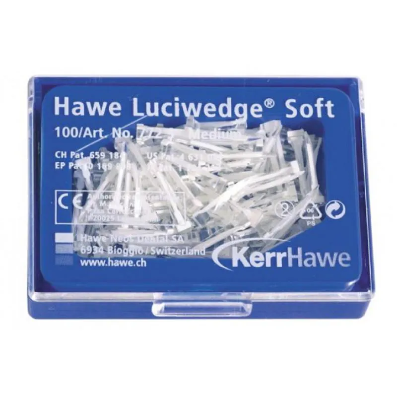 CUÑAS LUCIWEDGES TRANSPARENTES 100UDS