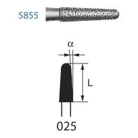 FRESAS DIAMANTE KOMET FG - 5855.314.025 5UDS..GRANO X-GRUESO