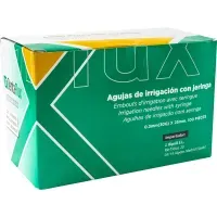 Jeringa irrigacion+aguja rosca Dentaflux 30G 0.3x25mm 100u 