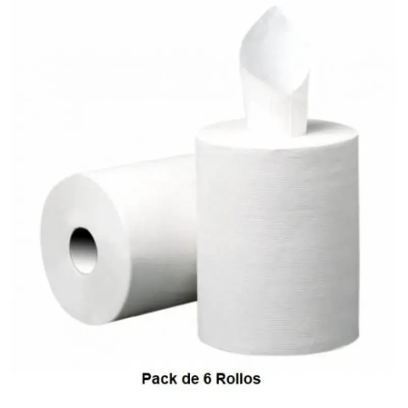 PAPEL SECAMANOS CHEMINE - 6 rollos, 60m, 45 diámetro