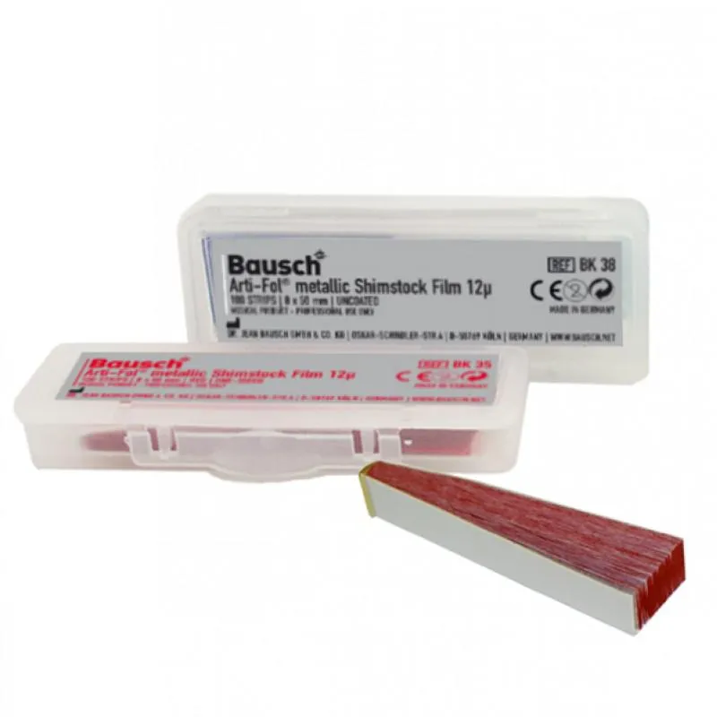 PAPEL ARTICULAR ARTI FOL 100 TIRAS 8x50MM ROJO UNA CARA