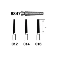 FRESAS DIAMANTE KOMET FG - 6847.314 GRANO GRUESO 5UDS