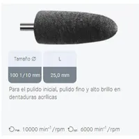 PULIDOR KOMET PM - 9641.104.100 GRIS - 10 UDS.