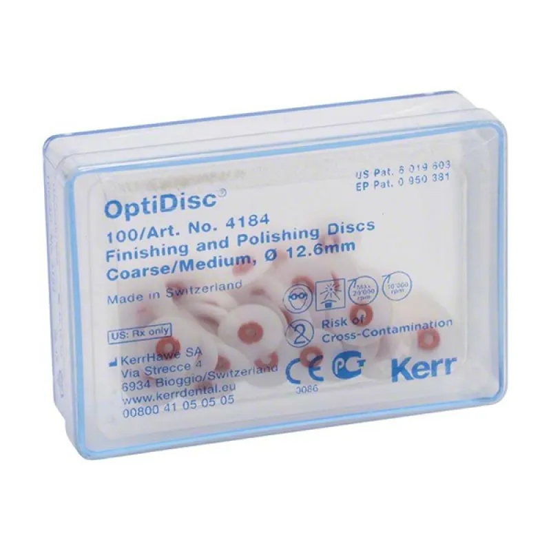 REPOSICIÓN DISCOS OPTIDISC - GRUESO/MEDIO 12,6MM - Nº184 (100 UDS)