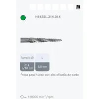 FRESAS CARBIDE KOMET FG - H162SL.314.014 - 5 UDS CIRUGÍA