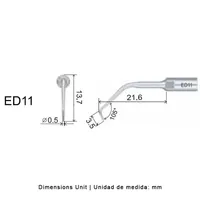 PUNTA ULTRASONIDO WOODPECKER ED11 COMPATIBLE SATELEC