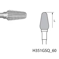 FRESA KOMET PM TUNGSTENO H351GSQ.104.060 - 1 UDS