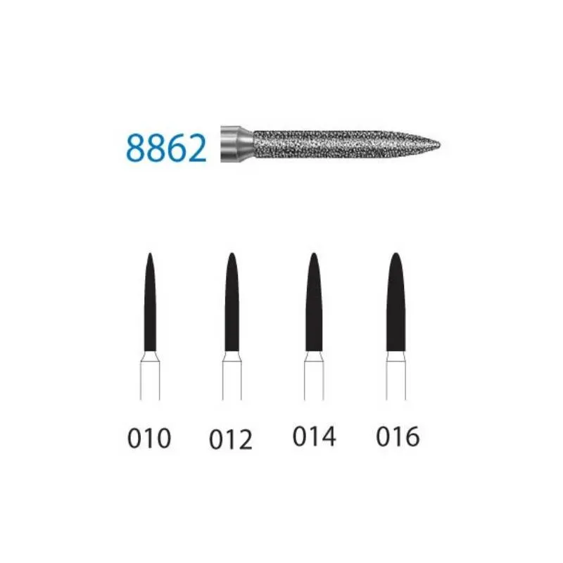FRESAS DIAMANTE KOMET FG - 885.314.012 5UDS.GRANO MEDIO