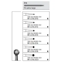 FRESA C. TUNGSTENO BOLA TURBINA XLARGO H1.316