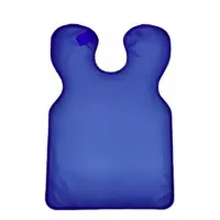 Delantal de plomo sin collarin 035mm AZUL