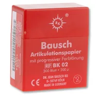 PAPEL ARTICULAR BK 02 ROJO 200 MICRAS CX300 UDS.