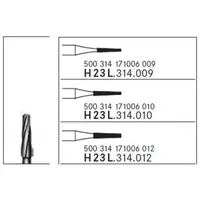 FRESA CARBURO TUNGSTENO CONICA LARGA H23L.314 FRESA CARBURO TUNGSTENO CONICA LARGA H23L.314
