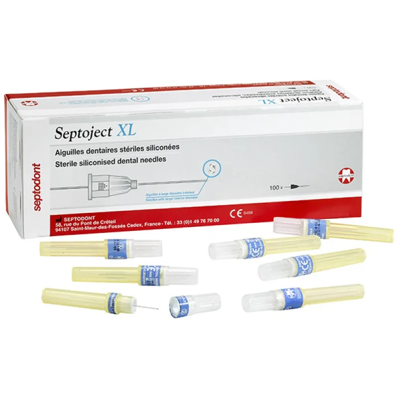 AGUJAS ESTÉRILES SEPTOJECT XL 