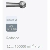 FRESAS DIAMANTE KOMET FG - 801.314.008 5UDS. GRANO MEDIO