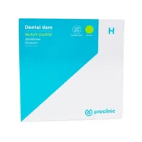 DIQUES DE GOMA PROCLINIC - FINOS VERDES