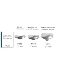 MATRICES COMPOSI-TIGHT METALIZADAS 6.4MM
