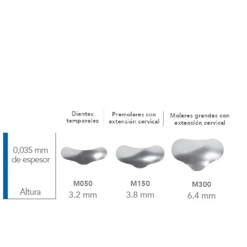 MATRICES COMPOSI-TIGHT METALIZADAS 6.4MM