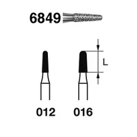 FRESAS DIAMANTE KOMET FG - 6849.314.016 GRUESO 5 UDS.