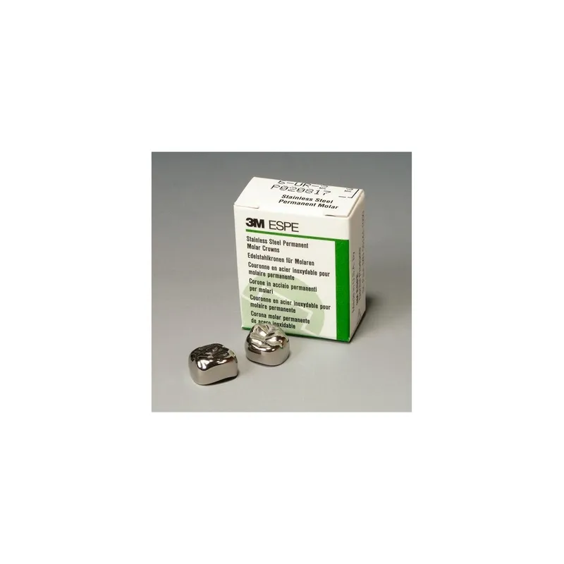 CORONAS PEDIÁTRICAS ACERO ND-96 SEGUNDO MOLAR INFERIOR DERECHO Nº3