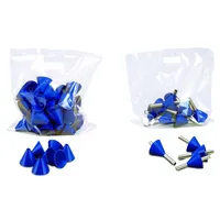 CONOS C/ BEBEDERO MESTRA EN TUBO ACERO INOX. 10 UDS