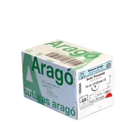 Sutura Arago 06126 - 4/0 TB-12 Aguja 16mm 3/8 CIR.T CX12