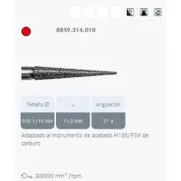 Fresas Diamante Komet FG - Cx5uds.Grano Fino