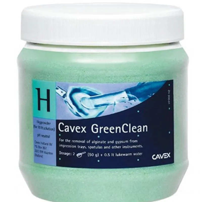 DESINCRUSTRADOR DE ALGINATO CAVEX GREEN CLEAN 1KG