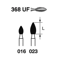 FRESAS DIAMANTE KOMET FG - 368UF.314.023 5UDS