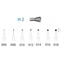 FRESA C. TUNGSTENO CONO INVERTIDO H2.204 FRESA C. TUNGSTENO CONO INVERTIDO H2.204
